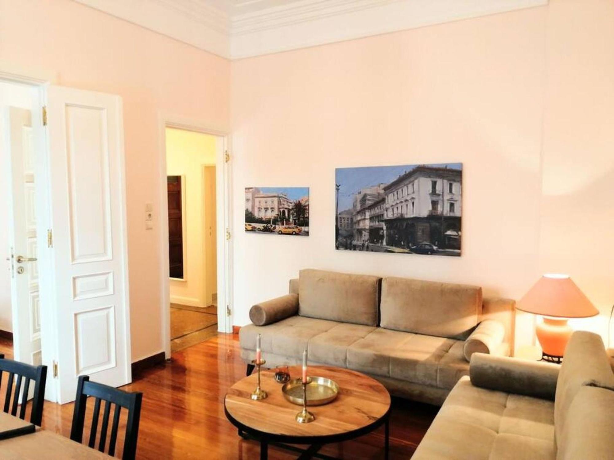 Elegant Apartment In Syntagma Square Athen Exterior foto