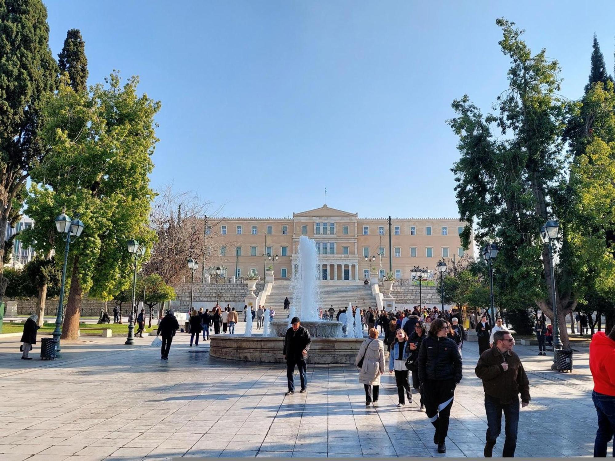 Elegant Apartment In Syntagma Square Athen Exterior foto