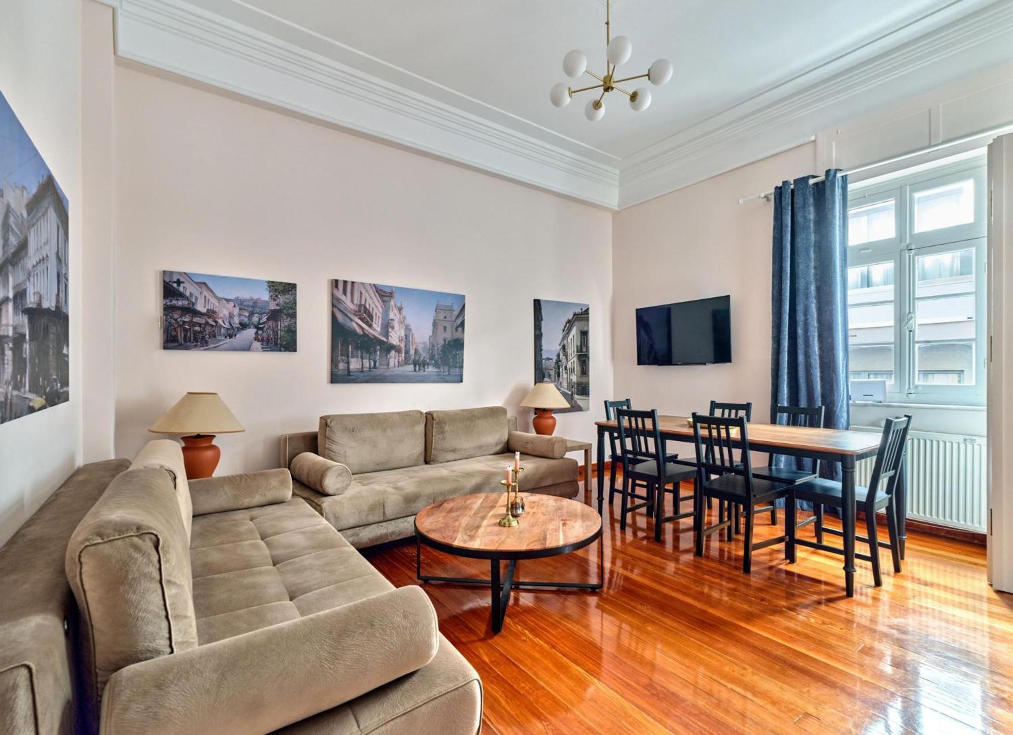 Elegant Apartment In Syntagma Square Athen Exterior foto